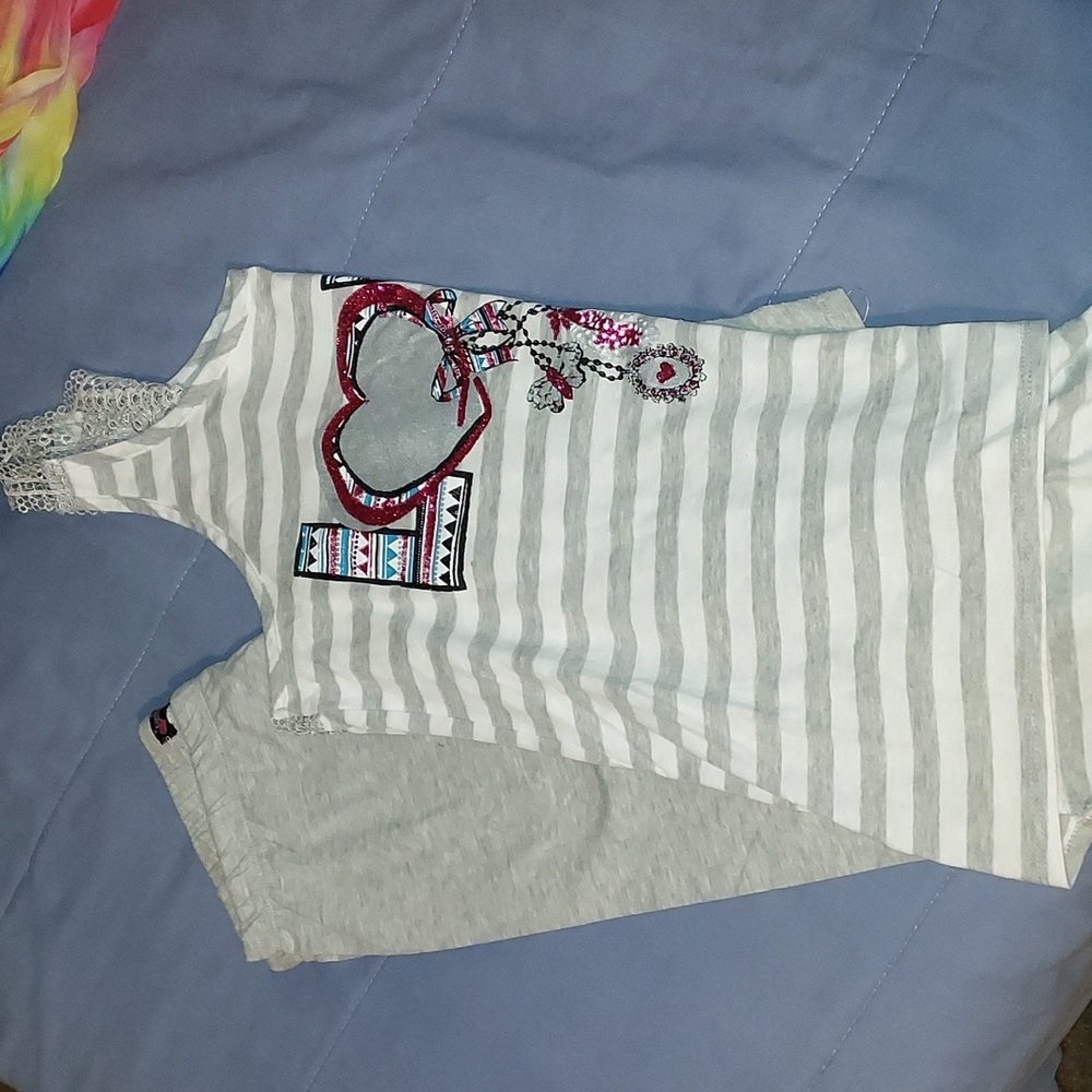 Tempted Girls Tank and Biker Shorts Set